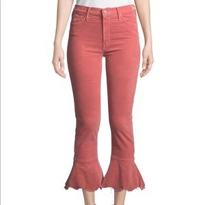 NWT Mother Cha Cha Chew Distressed Corduroy Jeans